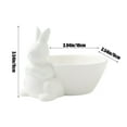 thumbnail image 3 of Large Capacity Rabbits Shape Tableware Ceramic Dessert Bowl ,Cute & Durable Bowl for Snacks, Fruits, and Desserts, 3 of 6