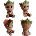 thumbnail image 5 of Macetero decorativo con orificio de drenaje en forma de Baby Groot de la película Guardianes de la Galaxia, 5 of 5
