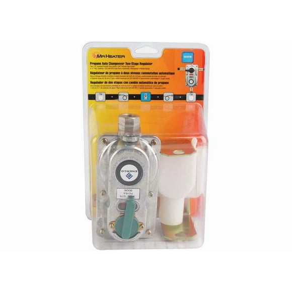 AUTO CHANGEOVER DUAL STAGE REGULATOR LP 325K BTU 6PK