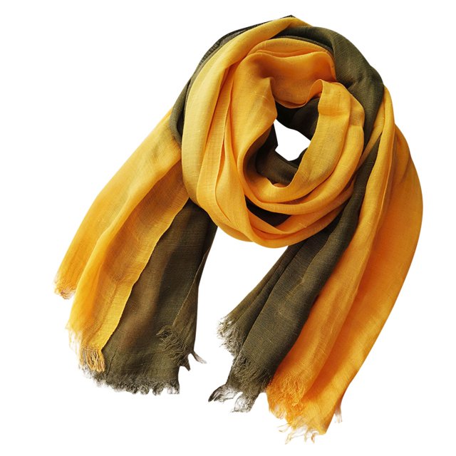 RXIRUCGD Women Splicing Winter Elasticity Keep Warm Scarf Outdoor Cold Protection( Orange )