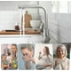 thumbnail image 3 of Grifo de cocina de 3 vías - Giratorio 360° - Mezclador con filtro de agua 3 en 1 - Grifo de agua potable con 2 palancas - Grifo de tres vías, 3 of 4