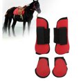 thumbnail image 1 of Bota De Pata De Caballo, Cómodo Juego De Botas Para Tendón De Caballo, Carcasa De PU, Fácil De Pegar, Evita Resbalones Para Caballos, 1 of 7