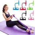 thumbnail image 5 of 4/6-Tube Pedal Puller Resistance Band with Handle Multifunction Elastic Yoga Sit-up Pull Rope Men Women Pedal Tensioner Exerciser Workout Equipment, 5 of 8