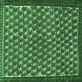 thumbnail image 1 of Ahgly Company Indoor Square Persian Emerald Green Traditional Area Rugs, 4' Square, 1 of 4