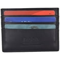 thumbnail image 4 of Moga Slim Leather Wallet Credit Card Case Sleeve Card Holder With ID Window (Black), 4 of 6