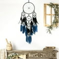 thumbnail image 5 of BinKFF Halloween Decorations Outdoor, Colorful Dream Catcher Rainbow Dream Catchers Wall Decor Handmade Feather Dreamcatcher Wall Hanging Ornament for Bedroom Living Room Home Decor, 5 of 8