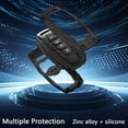thumbnail image 4 of Durable Zinc Alloy Full-Body Key Fob Cover with Keychain for Nissan 2023-2025 Kicks Sentra Versa Rogue Pathfinder Smart Keyless Remote, 4 of 7