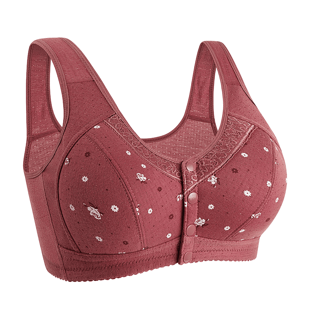 Summer Gathering Bra Comfort Bra with Stretch Lightly Lined for Female ...