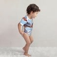 thumbnail image 2 of Kdxio Red And White Bird Couple Pattern Unisex Baby Cotton Short Sleeve Bodysuits-18 Months, 2 of 5