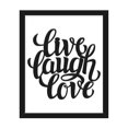 thumbnail image 1 of CUADRO GEOMÉTRICO Mexicano Ch LIVE LAUGH LOVE, 1 of 3