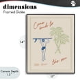 thumbnail image 4 of Stupell Industries Contemporary Come Back To The Sea Black Framed Giclee Art, 11 x 14, by The Prints Vibe, 4 of 8