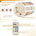 thumbnail image 5 of Yayeee Flameless Candles with Remote Flickering Battery Operated Multi Color Changing, Gummy Bear Pattern, 5 of 7