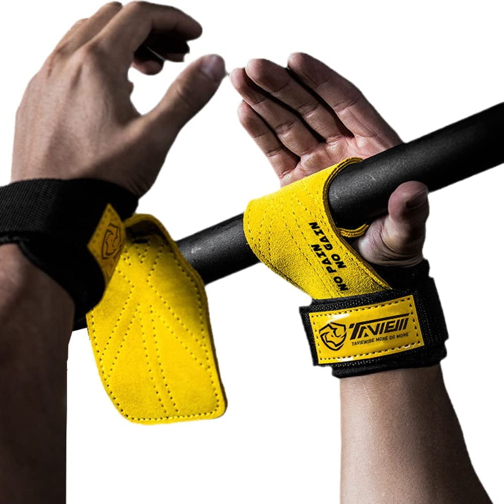 Reebok Weight Lifting Straps Gym Barbell Wrist Hand Grip Power Training 