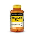 thumbnail image 2 of (5 pack) Mason Natural Melatonin 3 mg with B6 and Calcium - Natural Sleep Aid, Supports Healthy Sleep & Rest, 60 Tablets, 2 of 7