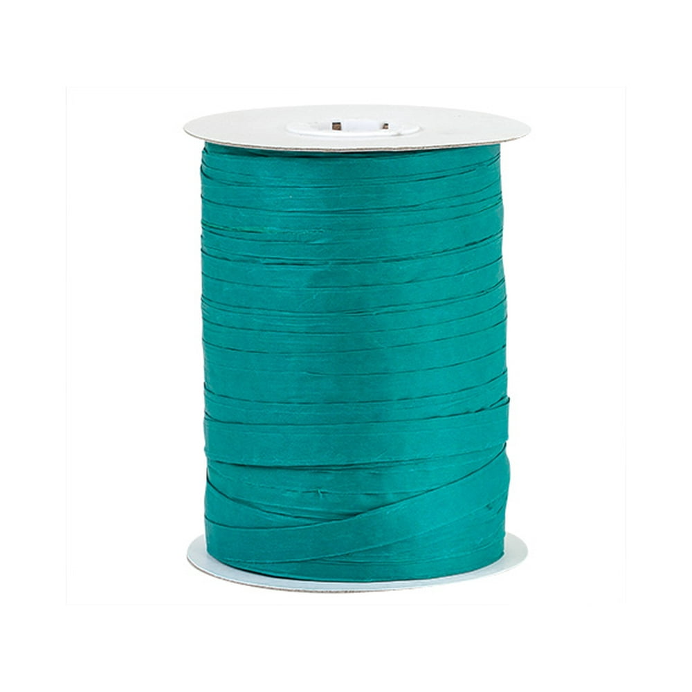 Paper Teal gift packaging Raffia Ribbon