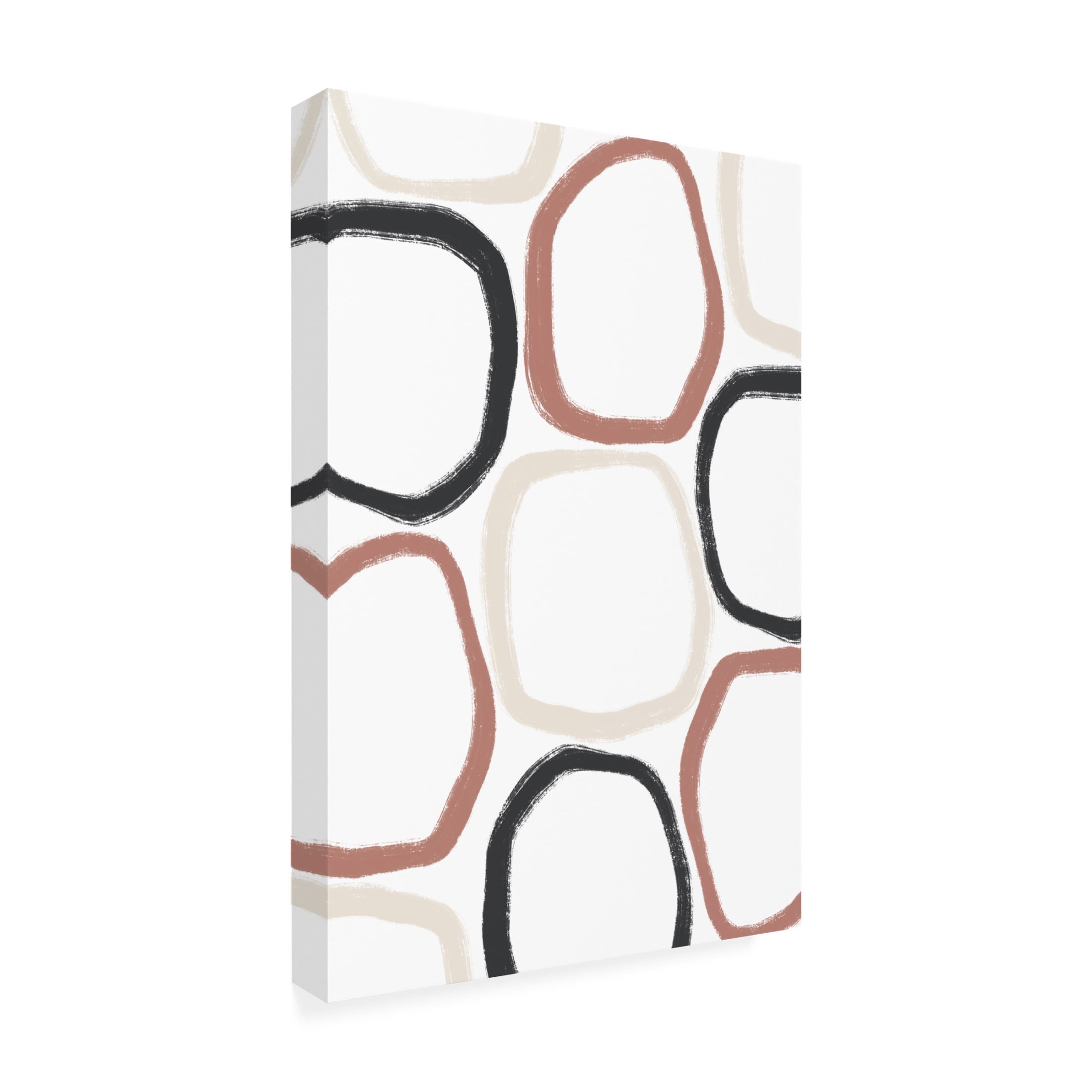 Trademark Fine Art uplusmestudio Three Stones All Over Canvas Wall Art