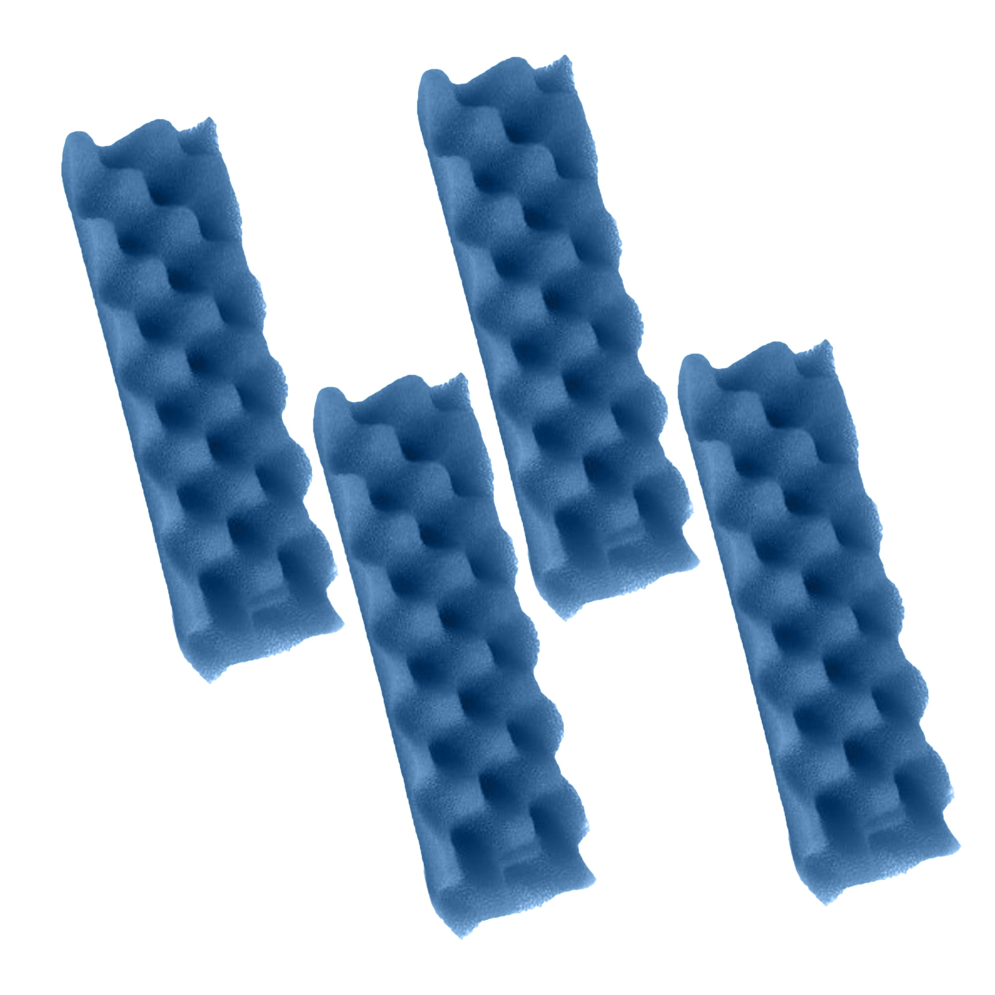Delapan Fish Foam Bio-Filter Sponges Compatible with Canister Filters and Fluval 206, 207, 306, 307 Aquarium Filter Media, 12 Pack