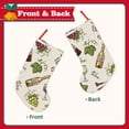 thumbnail image 2 of Rateoe Grapes Bbottles Wine Print Christmas Stockings,18 Inch Large Christmas Stockings Decoration Ornaments for Holiday Home Fireplace Indoors, 2 of 8