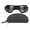 Black, variant on NFTIGB Dog Goggles Windproof UV Protection Dog Sunglasses for Medium to Large Dogs Outdoor Walking Everyday Protective Pet Eyewear Kit Red 7.87 inches / 20 cm
