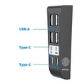 thumbnail image 3 of 6 Ports USB Hub for PS5 Slim,High-Speed Transmission Extender Includes 4 x USB 2.0 and 2 x USB Type C, 3 of 4