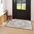 thumbnail image 3 of Washable Vintage Kitchen Mat 31"x20" Non Slip Soft Plush Low Profile Kitchen Rug, Distressed Medallion Oriental Style Sink Mat for Laundry Room Bedroom Office, 3 of 6