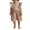 Pink, variant on Auroural girl clothes 12 to 18 months jumpsuit for baby girl 12-18 months Girls' Solid Color Jumpsuit With Loose Fly Sleeves and Shoulder Straps for Summer
