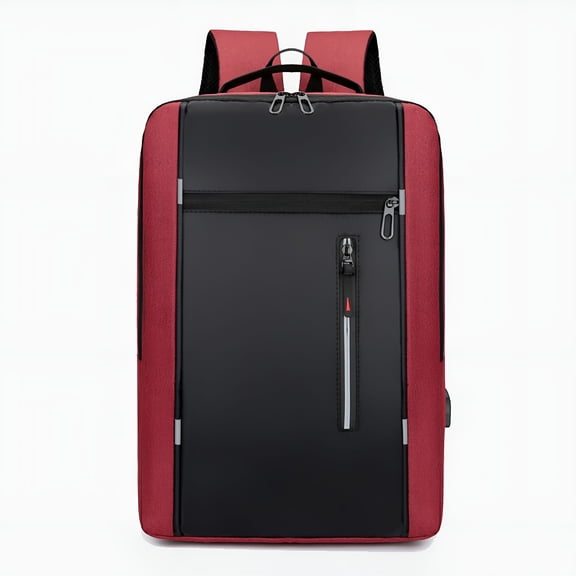 GJX Laptop Backpack 16 Inch Business Slim Laptops Travel Backpacks with USB Charging Port College School Computer Bag Gifts for Men and Women