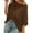 n-518Brown2484, variant on CUSTG Women's T-Shirts Hollow Out Short Sleeve T Shirt Summer Casual Knit Tops Beach Cover Up Daily Wear Comfortable Breathable Fashion Tee Versatile O-Neck Steetwear
