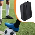 thumbnail image 1 of Bolsa para zapatos de fútbol, ​​bolsa para zapatos con asa, cierre de cremallera, organizador portátil para almacenamiento de botas de fútbol, ​​bolsa, 1 of 8