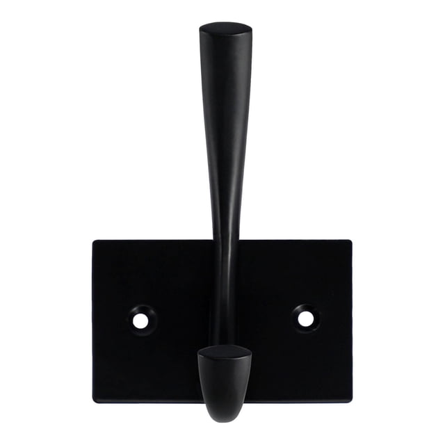 Perchero Baño Flowell Acero Negro 12X8X9Cm