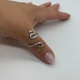 thumbnail image 2 of SS DESIGNS Silver Adjustable Snake Animal Ring-Gift For Her-Thumb Thick Open Band Ring, 2 of 9