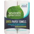 thumbnail image 2 of Seventh Generation Paper Towels, 100% Recycled Paper, 2-ply, 2 Rolls (Packaging May Vary), 2 of 16