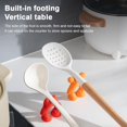 thumbnail image 4 of Ctnporpo Silicone Spoon Rest Spoon Pot Pan Holder Spatula Bracket Clips Silicone Pot Clip Spoon Rest Heat Resistance Non Slip Silicone Pot Spoon Holder Kitchen Utensil Rest Over The Sink Dish Rack M, 4 of 9
