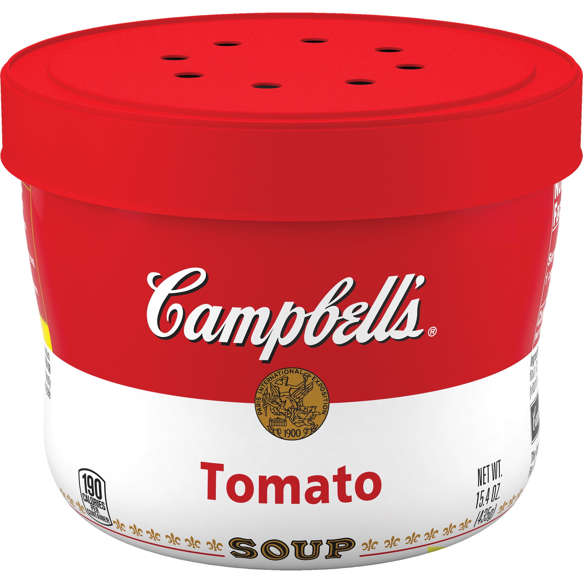 Campbell S Tomato Soup Microwavable Bowl 15 4 Oz Walmart Com Walmart Com