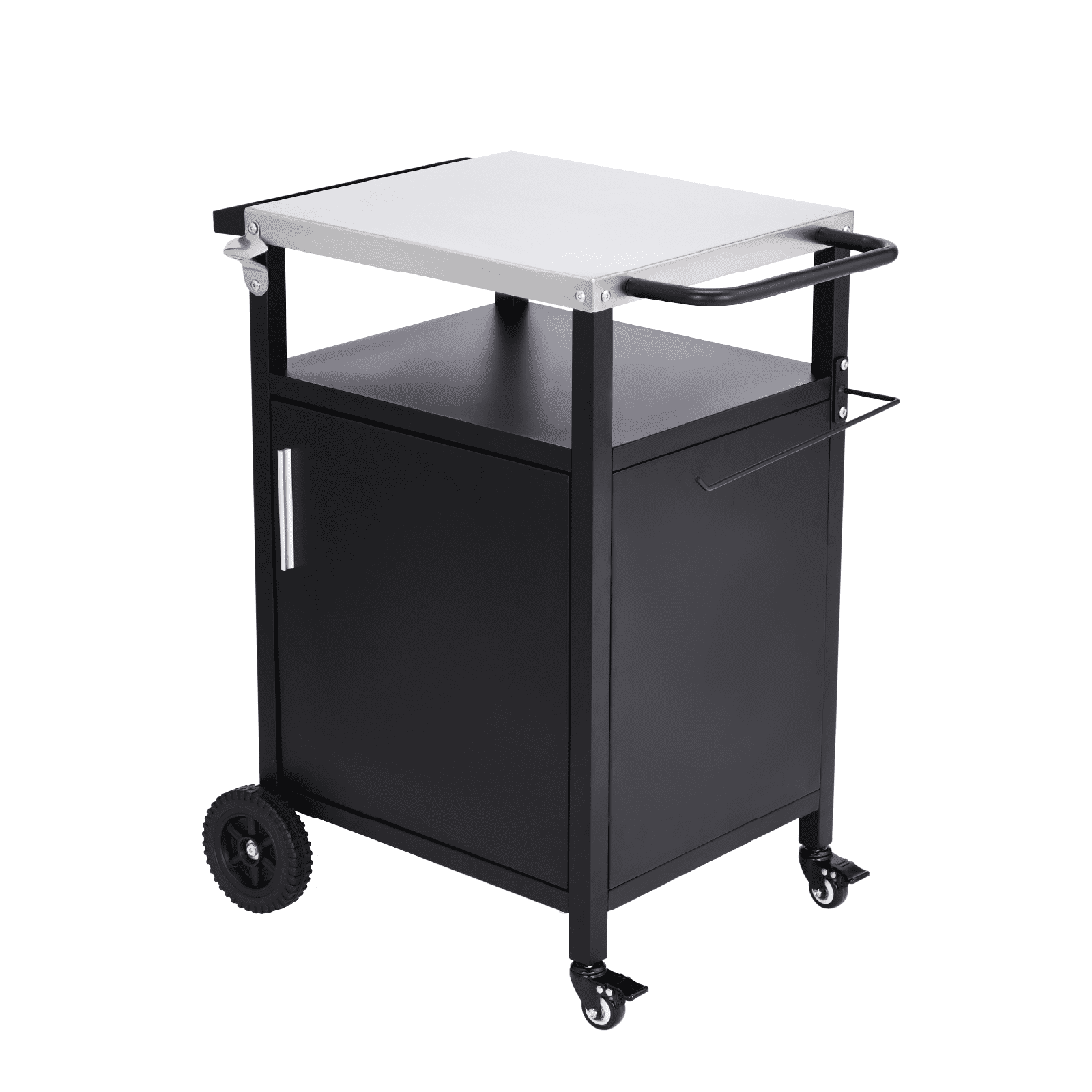 UBesGoo Movable Grill Cart Grill Table Outdoor Food Preparation Cart