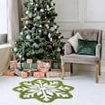 thumbnail image 4 of ZLBDYG Snowflake Doormat for Winter Christmas Holiday Decor, Non-slip Absorbent Bathroom Rug & Welcome Mat for Front Door, Living Room, Home Entryway, Cozy Seasonal Home Decoration, 4 of 4