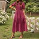 thumbnail image 2 of Vestido largo sin mangas y fluido con lazo en la cintura para mujer - Vestido informal de verano para vacaciones/citas nocturnas - Ligero, lavable a máquina, 2 of 5