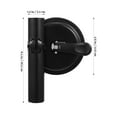 thumbnail image 2 of Mobestech Flag Pole Bracket Black Aluminium Stable for Terrace and Yard Fixing 1Pc, 2 of 8
