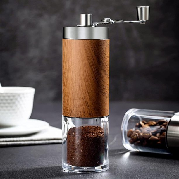 S Molinillo de frijol con manivela portátil Molinillo de frijol Molinillo con manivela Grinder Hold Electrodomésticos Smal