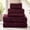 Bordeaux, variant on CloudSoft Cotton Luxury 4-Piece Washcloth Set, Ultra Soft Plush Bath Towels in Soft Plum