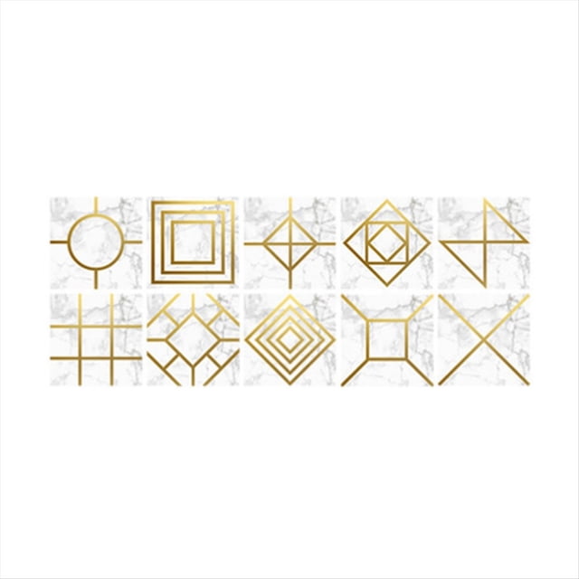 Pegatinas Adhesivas Decorativas de Mármol para Azulejos de Baño y Cocina, Decoración Autoadhesiva Impermeable e S