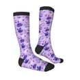 thumbnail image 3 of Balery Violet Fun Novelty Socks Men'S Women'S Crew Socks Funny Crazy Novelty Socks Quirky And Cool Socks, 3 of 9