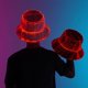 thumbnail image 4 of Lumisonata-Sombrero de pescador LED Rave, gorra de pescador iluminada, sombreros de fiesta que brillan en la oscuridad, equipo de Festival EDM recargable por USB, 7 colores, 4 of 5
