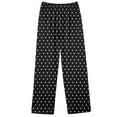thumbnail image 5 of NSLGXD Women's Pajamas Set Cute Polka Dot Print 2 Piece Outfit Sets Button Up Long Sleeve Top and Palazzo Pant Fall Pajamas Set with Pocket, 5 of 6