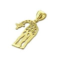 thumbnail image 4 of 14K Gold Cut-Out Giraffe Pendant, 4 of 5