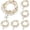 Beige 6Packs, variant on Anklets Bracelet For Women Colorful Stackable Anklet Boho Seashell Beaded Anklet Hawaii Summer Beach Surfer Anklets