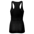 thumbnail image 4 of KOGMO Womens Basic Cotton Ribbed Knit Racerback Tank Top 3-Pack (S-XL), 4 of 8