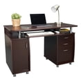 thumbnail image 3 of Techni Mobili Complete Adult Computer Workstation with Cabinet and Drawers, 30" H, Chocolate RTA-4985-CH36, 3 of 14