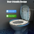 thumbnail image 4 of Resin Toilet Seat, Easy Cleaning, Decorative Toilet Seat for Bathroom, 4 of 19