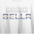 thumbnail image 2 of Ciao Bella Women's White Crew Neck Crop Tee-2XL, 2 of 3